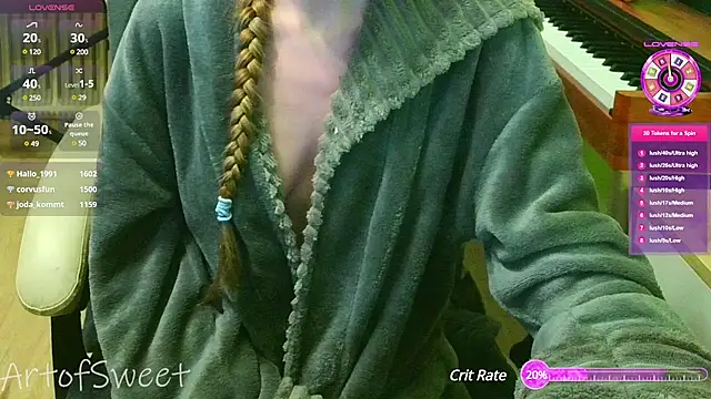 ArtofSweet online show from January 18, 2025, 12:02 am