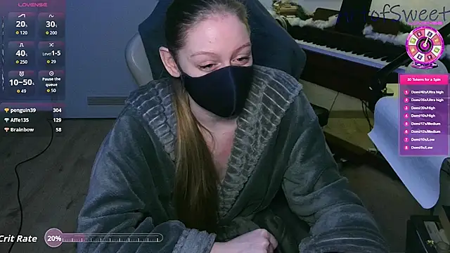 ArtofSweet online show from December 13, 2025, 7:53 pm