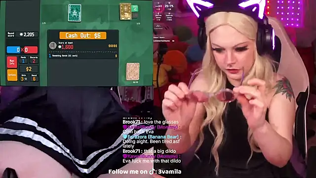 evamila online show from February 5, 2025, 10:12 pm