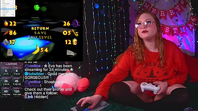 evamila online show from November 20, 2025, 12:38 pm