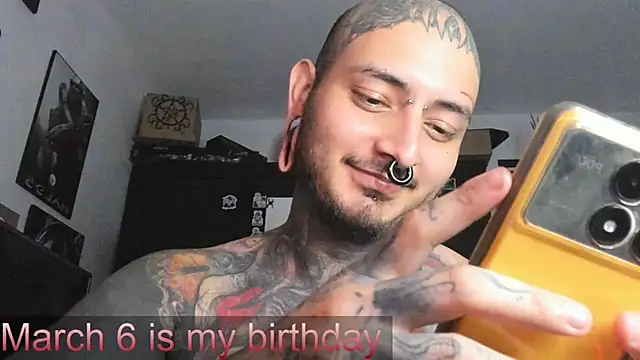 DEATHINK666XX online show from March 5, 2025, 1:10 am