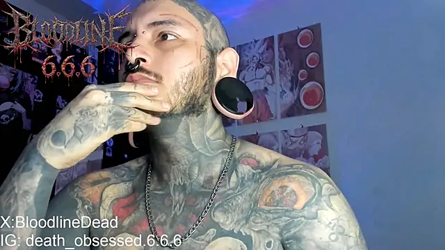 DEATHINK666XX online show from January 17, 2026, 1:16 pm