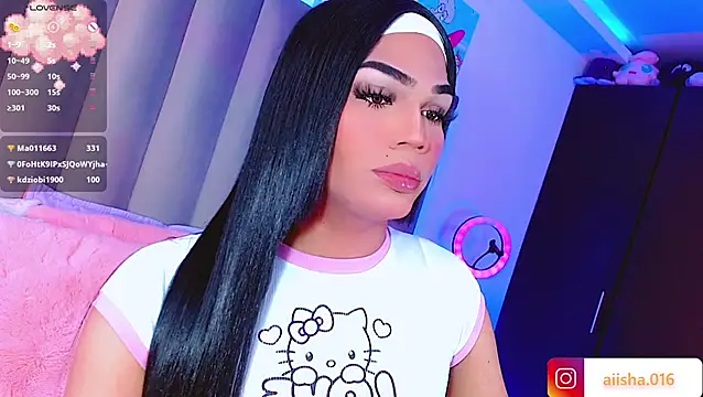 AiishaRose online show from January 13, 2025, 1:17 pm