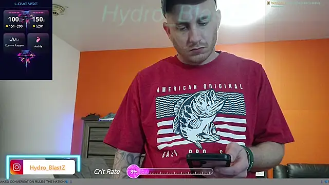 Hydro-Blastz online show from March 22, 2025, 11:31 pm