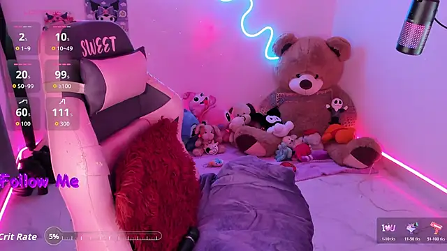 AshantiiSweet online show from October 24, 2025, 11:12 pm