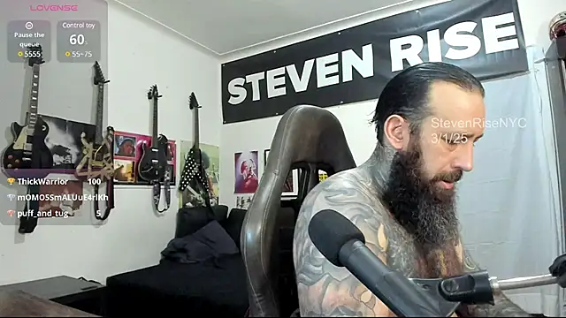 StevenRiseNYC online show from March 2, 2025, 1:26 am