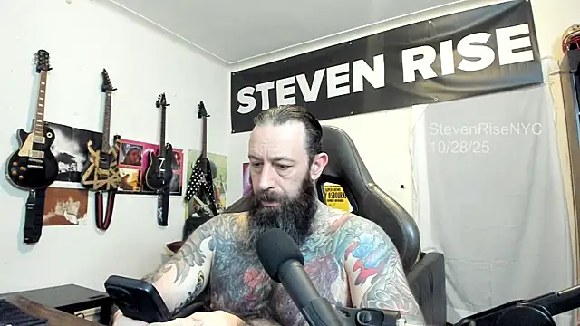 StevenRiseNYC online show from October 29, 2025, 1:02 pm